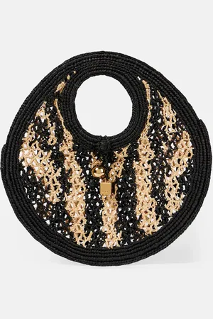 Jacquemus Borsa a spalla Spiaggia Small in rafia