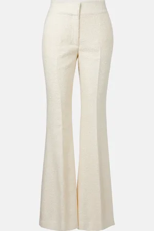 GABRIELA HEARST Pantaloni flared Rhein in seta
