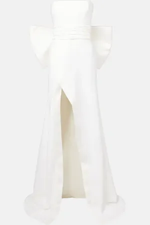 Ilkyaz Ozel Bridal - Abito lungo Nefertiti in raso