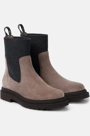 Brunello Cucinelli Stivaletti in suede