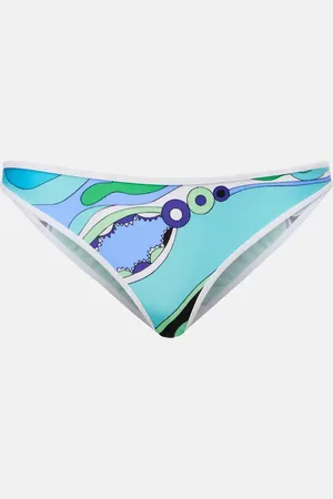 Puccini Slip bikini Orchidee con stampa
