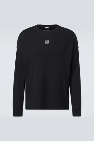 Loewe T-shirt Anagram in maglia di cotone a coste