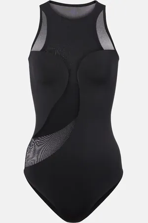 Wolford Body asimmetrico semitrasparente