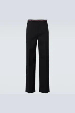 Gucci Pantaloni a gamba larga in lana