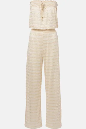 Melissa Odabash Jumpsuit Viv in maglia con lamé