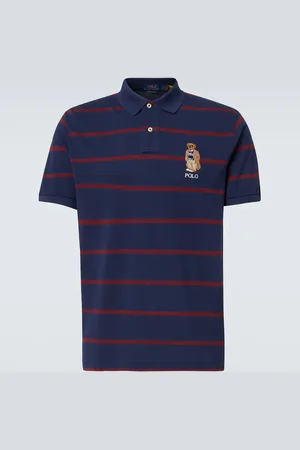 Ralph Lauren Polo in cotone a righe Polo Bear
