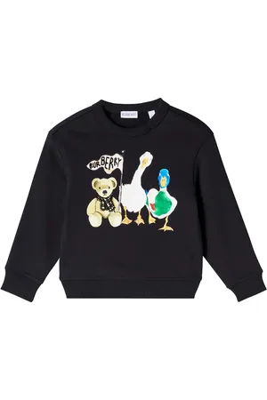 Burberry Felpa in jersey di cotone con stampa