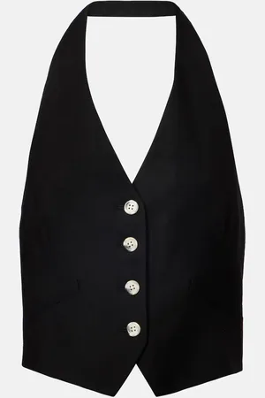 VERONICA BEARD Gilet Arabella in misto lino
