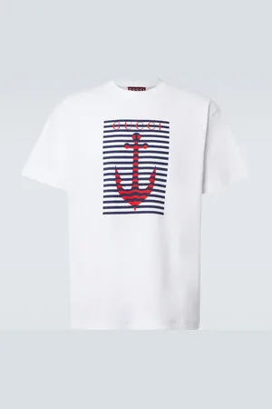 Gucci T-shirt in jersey di cotone con logo stampato