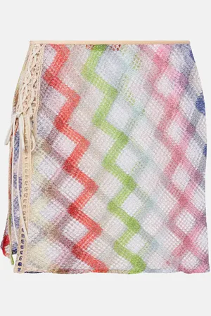 Missoni Minigonna in crochet a zig-zag
