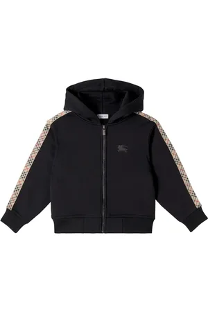 Burberry Felpa con cappuccio Burberry Check EKD in cotone