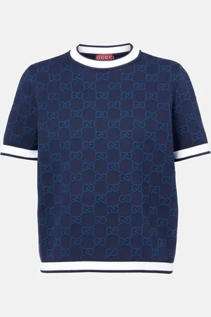 Gucci Top in jacquard di cotone GG