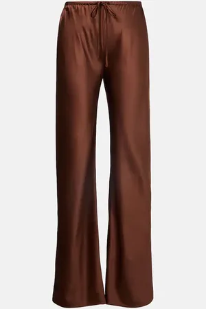 VERONICA BEARD Pantaloni Billie in misto seta