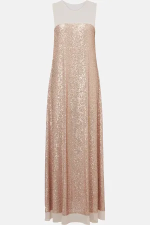 Norma Kamali Abito lungo con paillettes