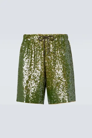 DRIES VAN NOTEN Bermuda con paillettes