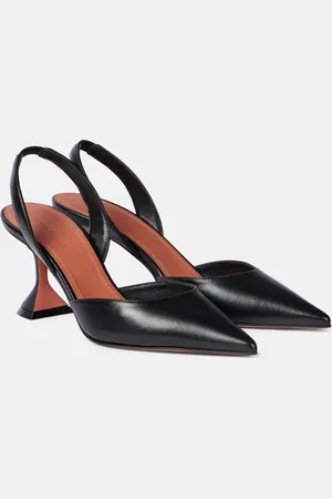 Amina Muaddi Pumps slingback Holli 70 in pelle