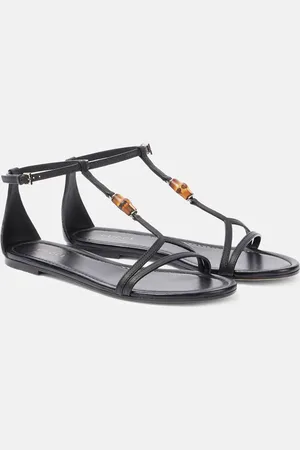 Gucci Sandali Bamboo in pelle