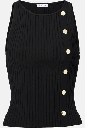 VERONICA BEARD Top Nelson in maglia a coste
