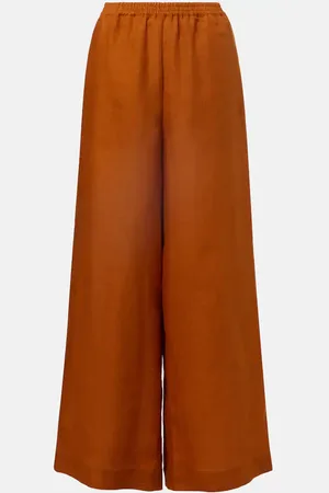 ERES Pantaloni Select in lino a gamba larga