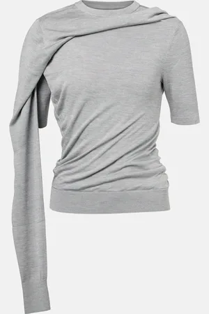 Acne Studios Top in jersey di seta
