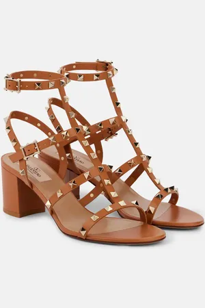 VALENTINO GARAVANI Sandali Rockstud in pelle