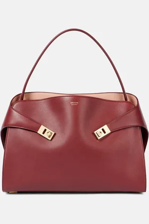 Salvatore Ferragamo Borsa a spalla Hug Large in pelle