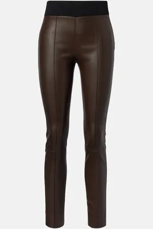 Brunello Cucinelli Pantaloni slim in pelle