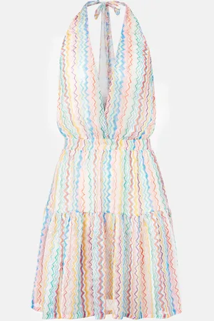 Missoni Miniabito a zig-zag con scollo all’americana