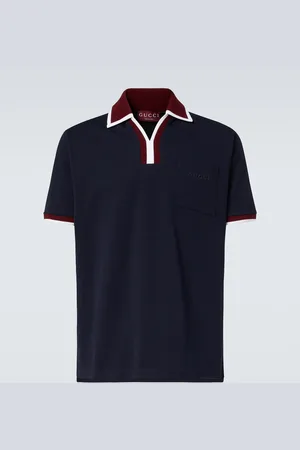 Gucci Polo in piqué di cotone