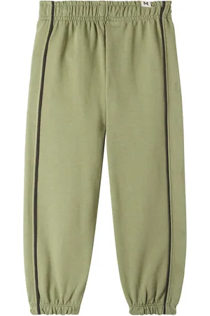 Mini Rodini Pantaloni sportivi in maglia di cotone a coste