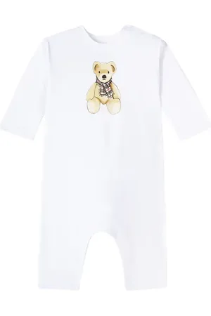 Burberry Baby - Tutina in cotone con stampa