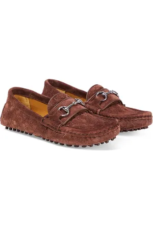 Gucci Mocassini GG Horsebit in suede
