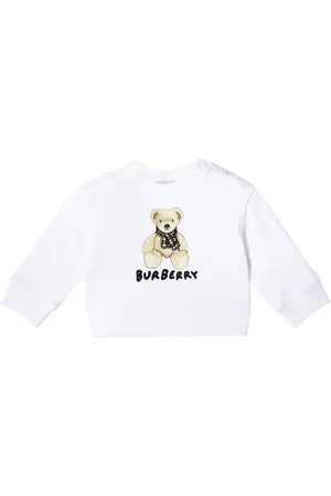 Burberry Baby - Felpa in jersey di cotone con logo