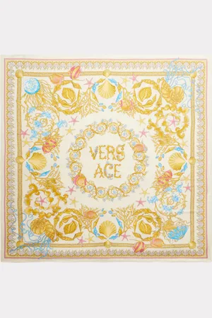 VERSACE Foulard Underwater Barocco in twill di seta