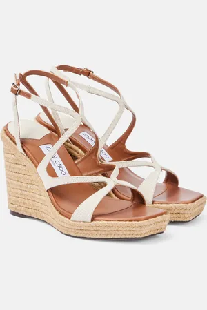 Jimmy Choo Espadrillas Ayla 110 con zeppa