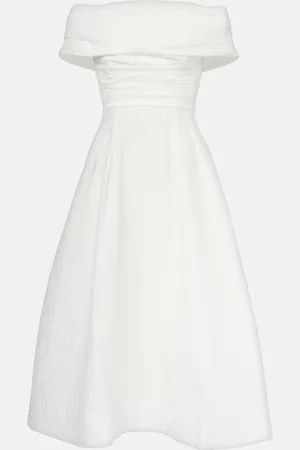 Rebecca Vallance Abito midi Adalyn in off-shoulder bardot
