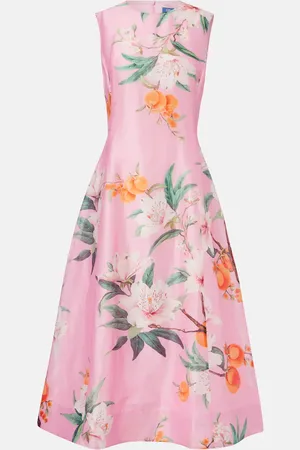 LEO LIN Abito midi Cleo in misto lino
