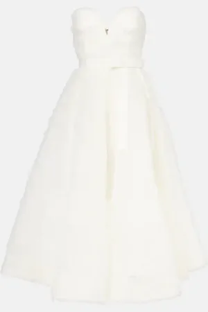 Rebecca Vallance Abito midi Bridal Willow in tulle
