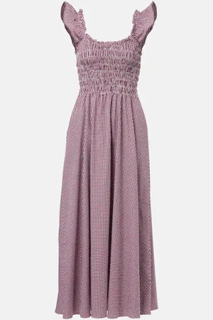 FAITHFULL THE BRAND Abito lungo Eudora in misto cotone