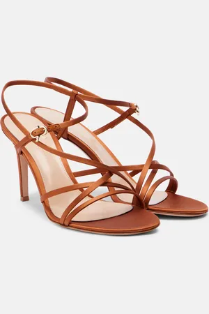 Gianvito Rossi Sandali Strappy 85 in raso