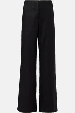 FAITHFULL THE BRAND Pantaloni regular Sanne in lino a vita alta