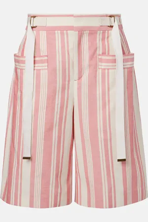 Chloé Chloé Bermuda in cotone a righe