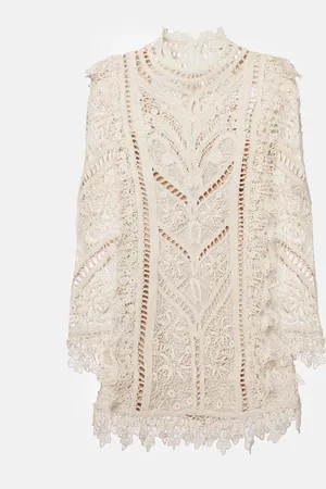 ZIMMERMANN Miniabito Illuminate Cornelli in crochet