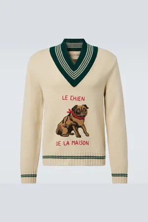 VALENTINO Pullover in jacquard di lana