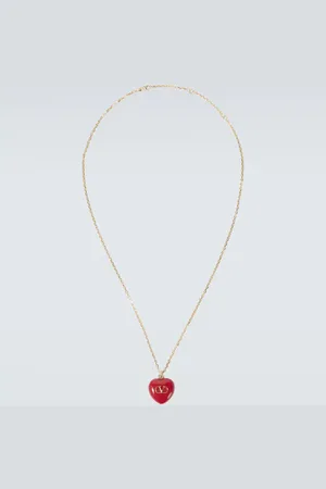 VALENTINO GARAVANI Collana VLogo bagnato in oro
