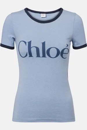 Chloé Chloé T-shirt in misto cotone con logo
