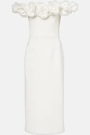 Rebecca Vallance Miniabito da sposa off-shoulder