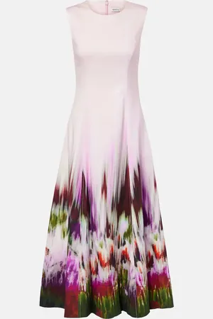 Simkhai Abito midi Magnolia in misto cotone e rayon