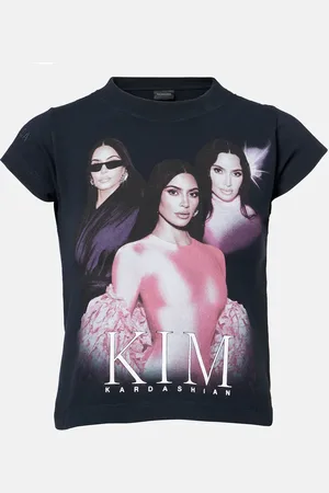 Balenciaga T-shirt in misto cotone con stampa