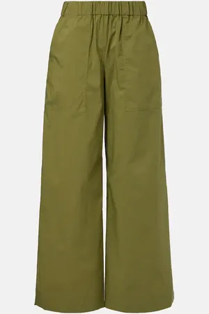 Simkhai Pantaloni Arden a gamba larga in misto cotone